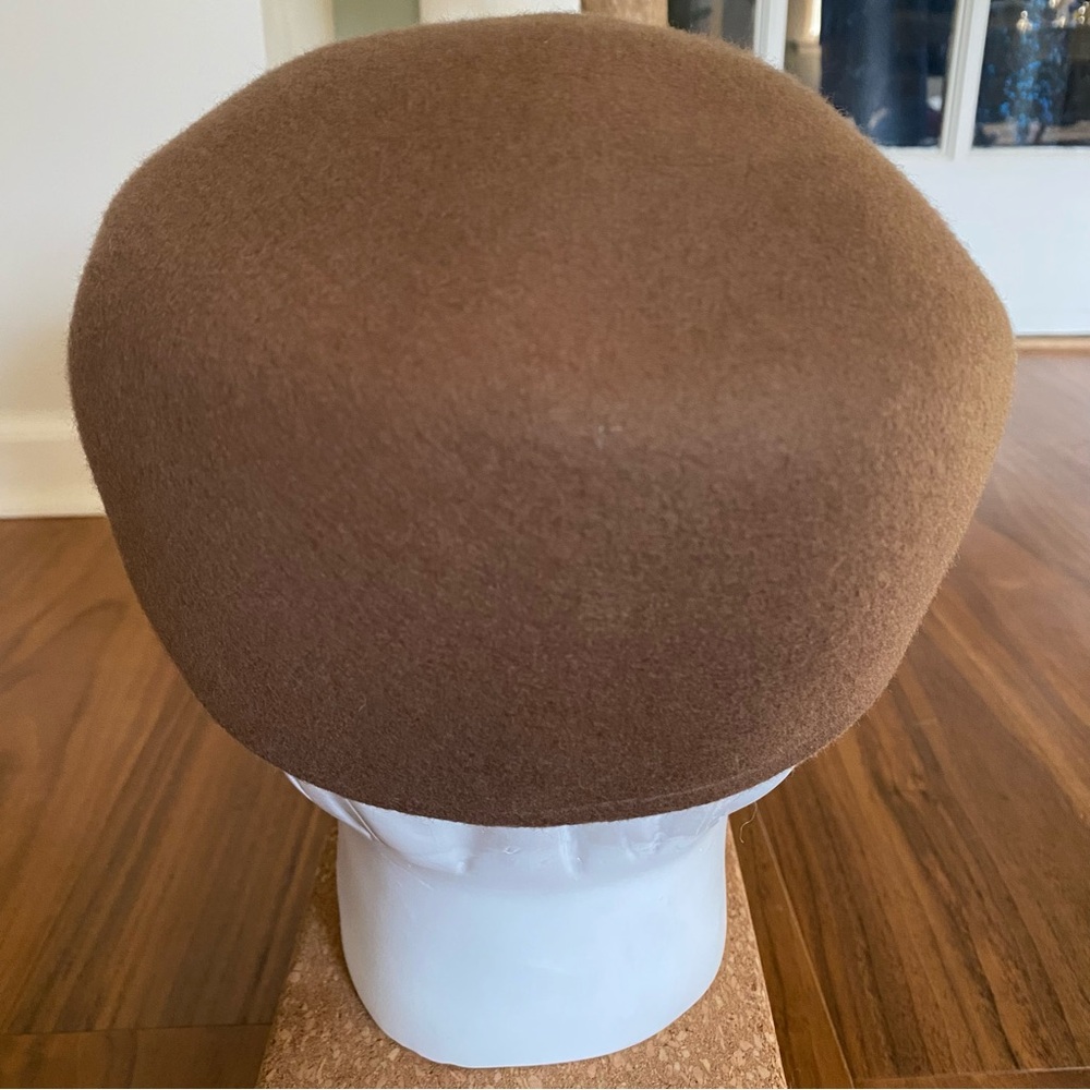 Scala Handmade Brown Wool Flat Cap Ivy Hat XL 100% Wool - Picture 4 of 7